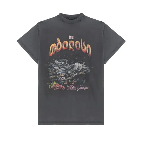 Balenciaga SS25 T Shirt Loose Fit Men's Black