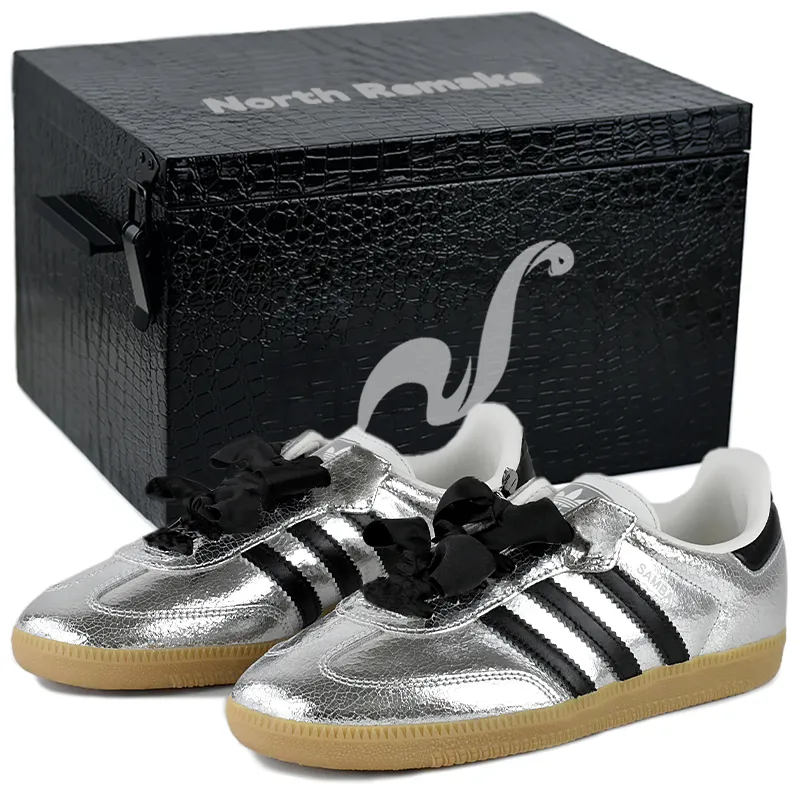 Adidas Originals SAMBA OG German Army Trainers Women's Low Top Black/Silver