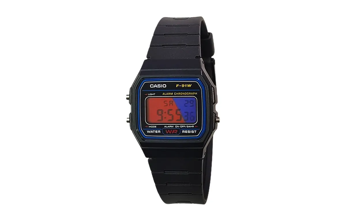 CASIO Custom Collection Quartz Movement Resin Strap Watch Men's Watches Black Dial