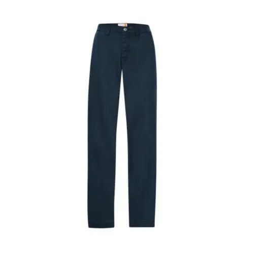 Timberland Washed Canvas Stretch Carpenter Casual Pants Men's Dark Blue Gemstone