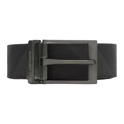 Burberry check-print reversible belt