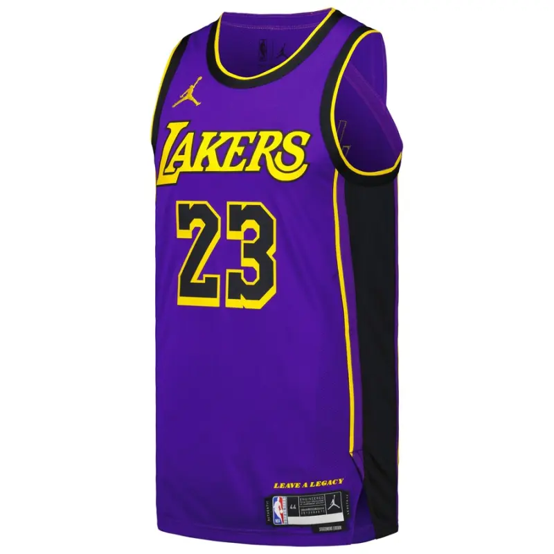 Jordan x NBA Los Angeles Lakers Basketball Jersey Men's Purple