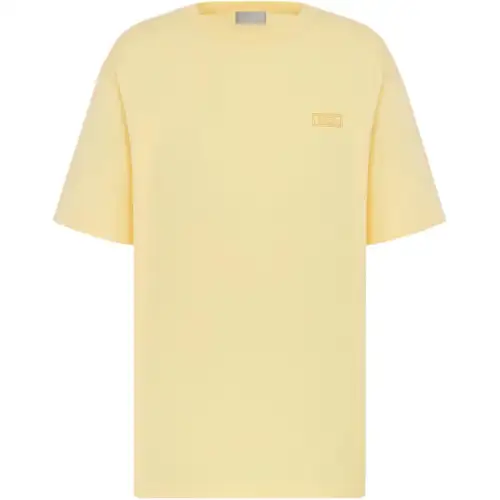 DIOR Icon FW25 T Shirt Men's Yellow