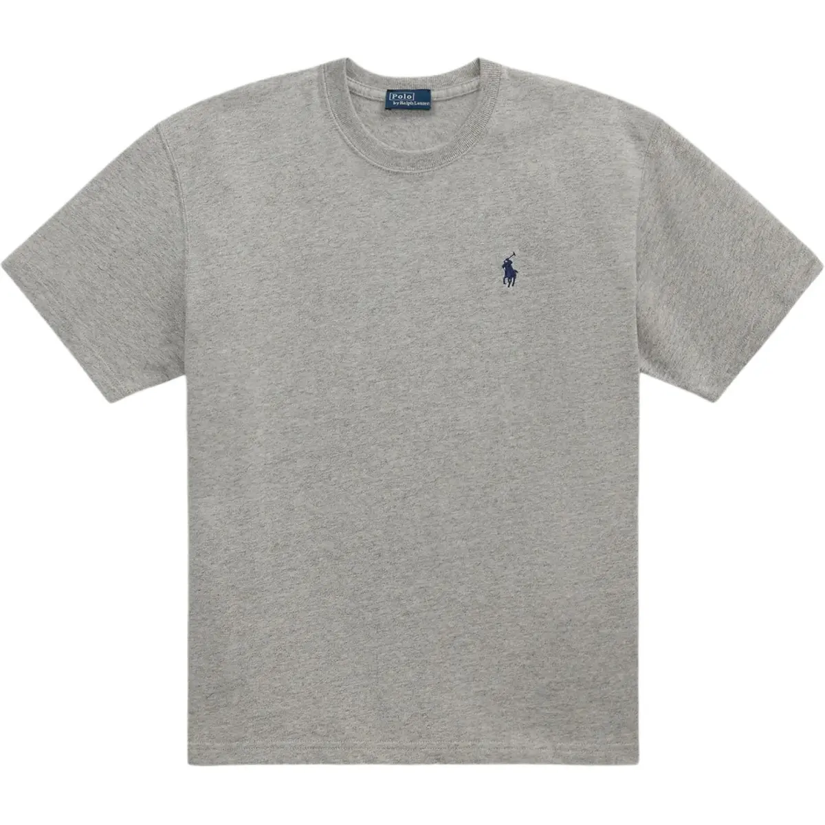 Polo Ralph Lauren FW25 T Shirt Women's Pebble Stone Gray Loose Fit