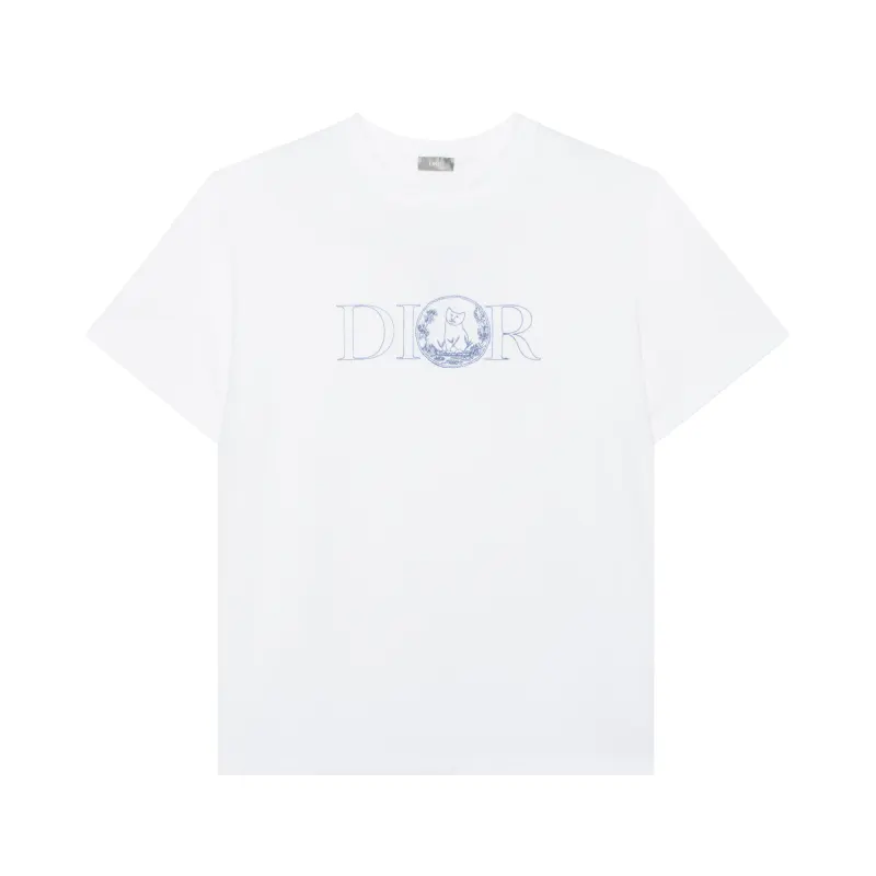 DIOR x HYLTON NEL SS25 T Shirt Men's White