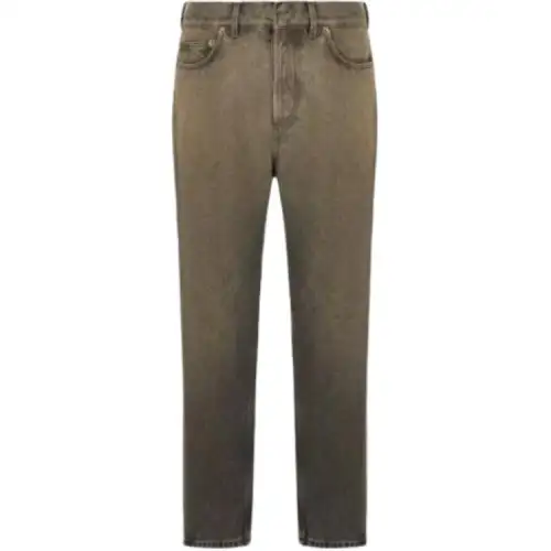 DIOR Jeans Women's Gray Moderate Straight Fit Pants