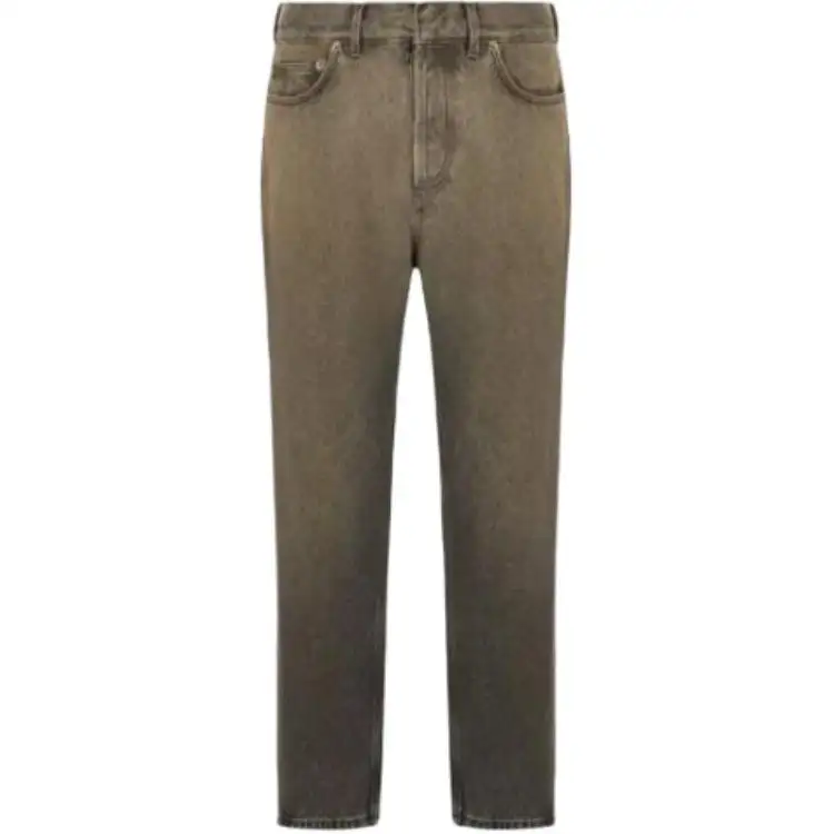 DIOR Jeans Women's Gray Moderate Straight Fit Pants