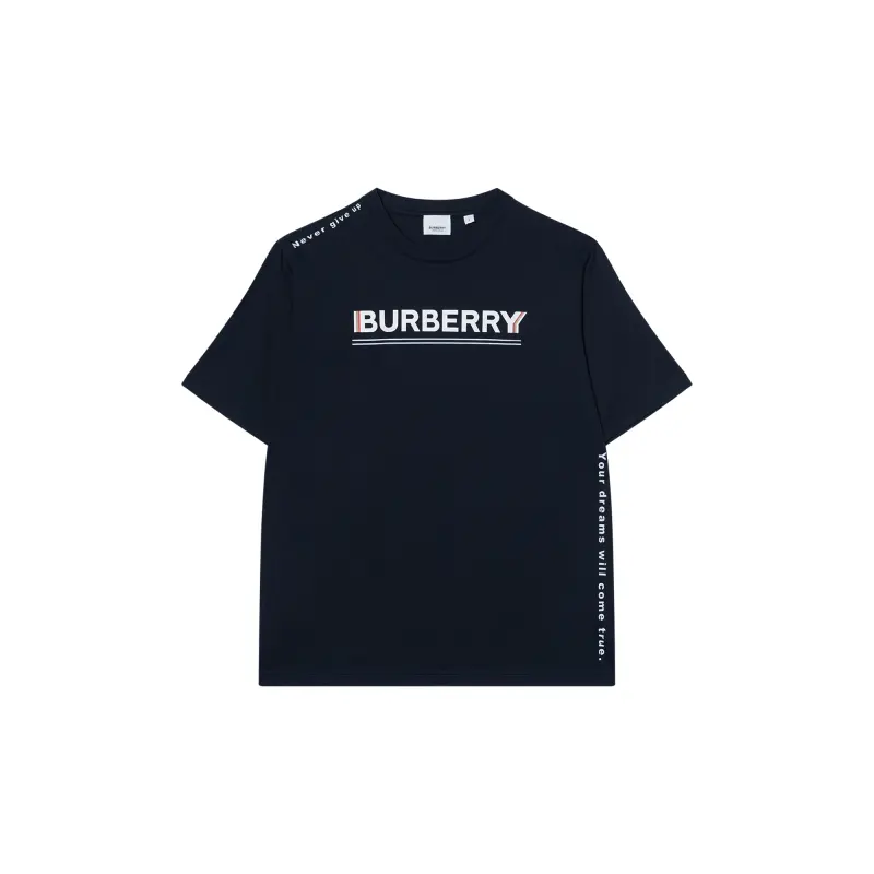 Burberry T Shirt Unisex Navy Blue