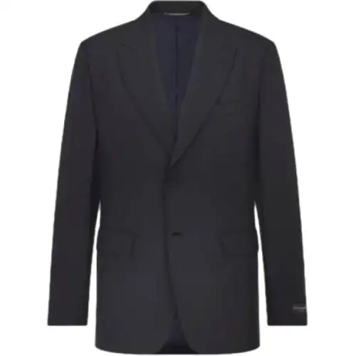 DIOR Business Suits Men's Black Suit Collar Moderate Business Suit