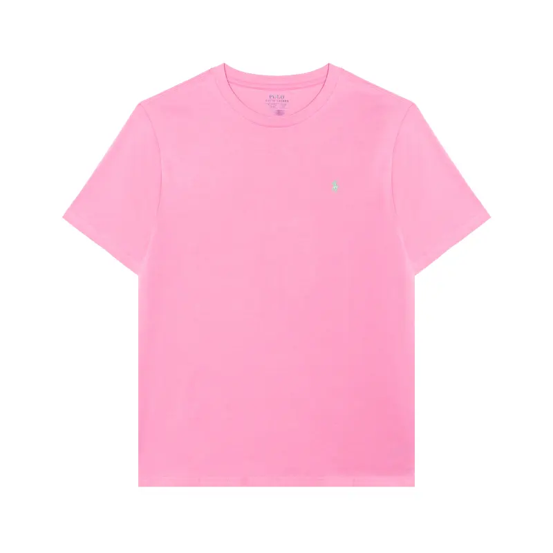 Polo Ralph Lauren Fuchsia children's T-shirt with a round collar, children's clothing