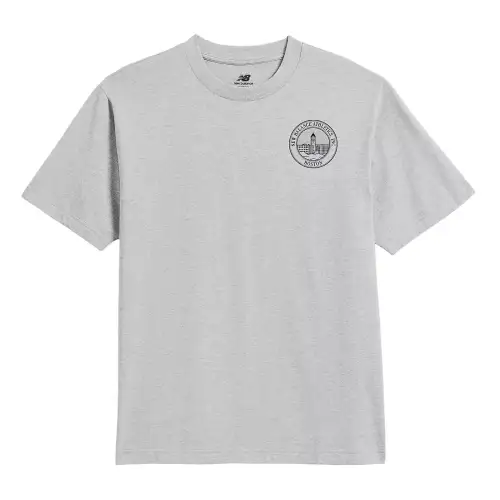 New Balance NB Athletics Inc SS25 QUALITY COMES STANDARD T Shirt Men's Ash Heather