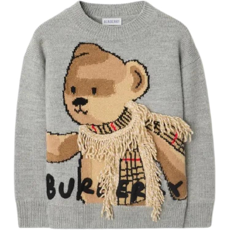 Детский свитер Burberry (серый)