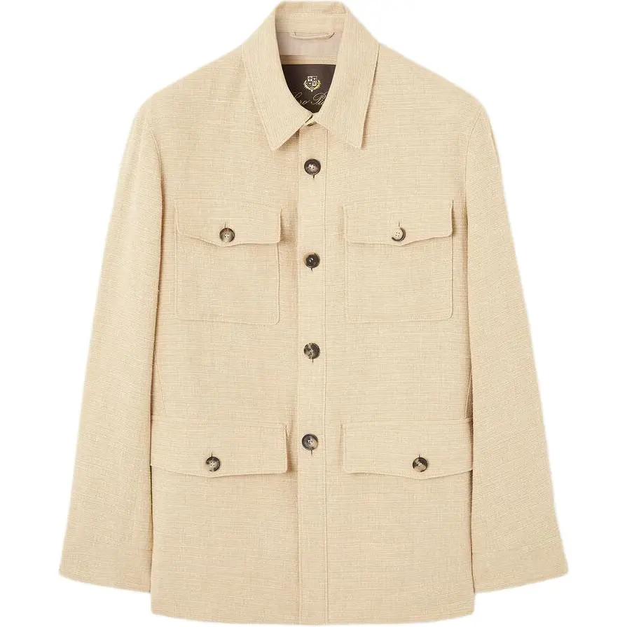 Loro Piana SS25 Jackets & Coats Men's Peanut Kernel Color