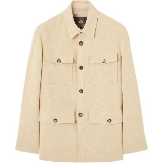 Loro Piana SS25 Jackets & Coats Men's Peanut Kernel Color