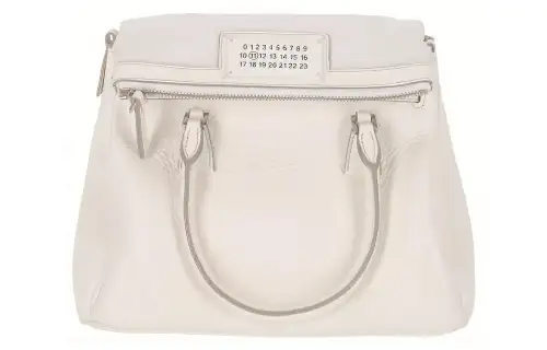 Maison Margiela Calfskin Tote Bag, Shopping Bag, Handbag Women's White