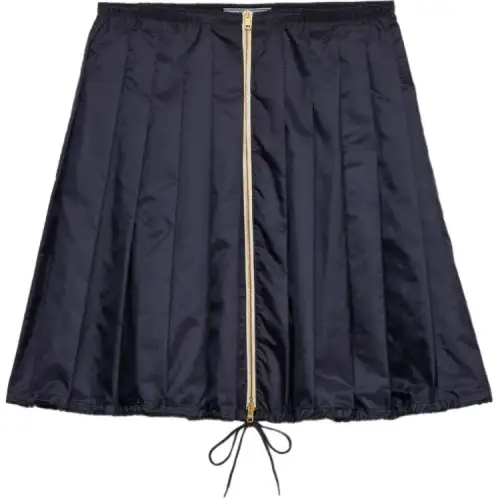 Prada Re-Nylon pleated mini skirt