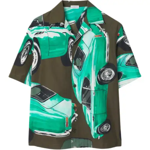 Burberry SS25 Shirt Men's Green