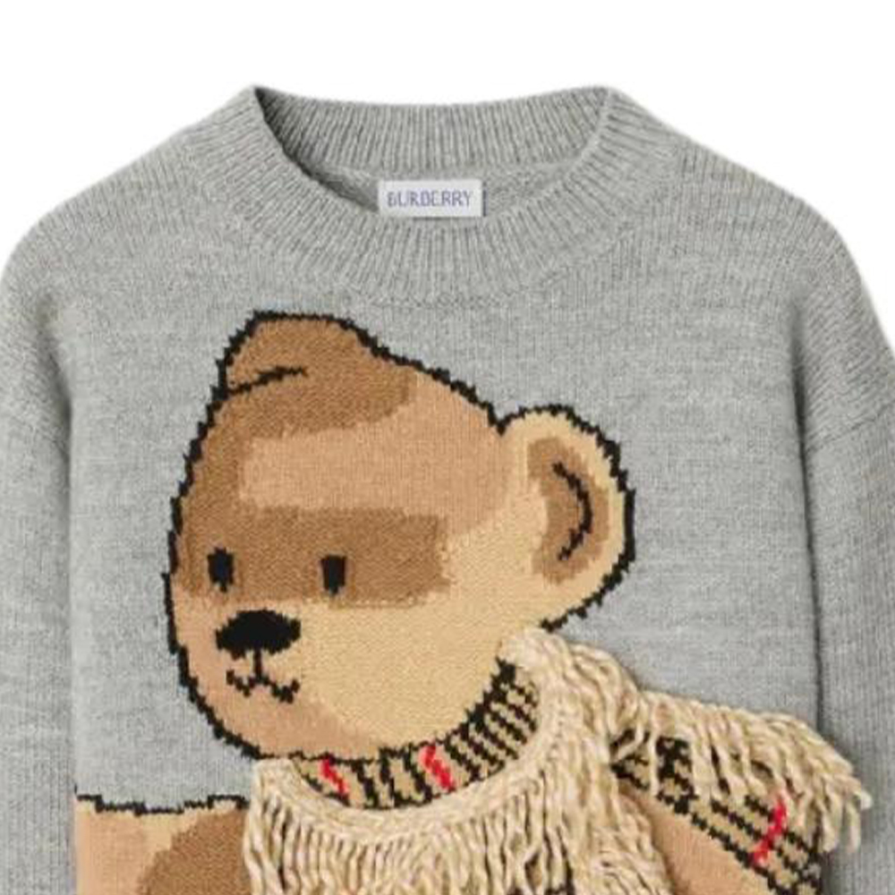 Детский свитер Burberry (серый) — фото 3