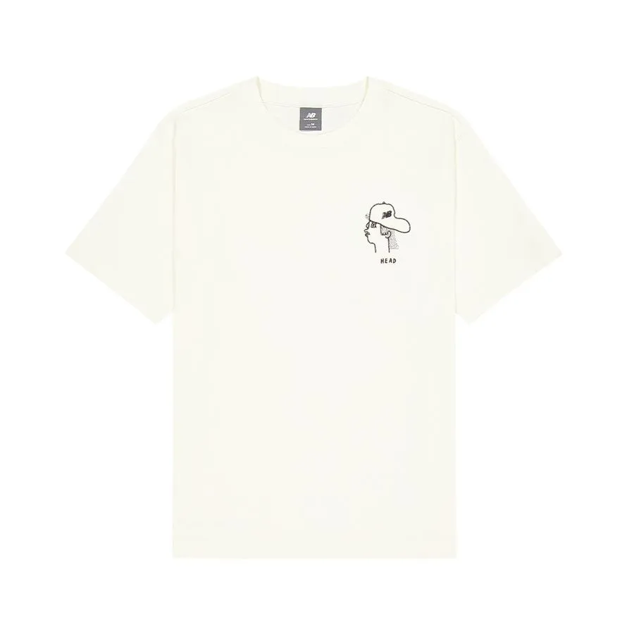 New Balance NB Grey T Shirt Men's White