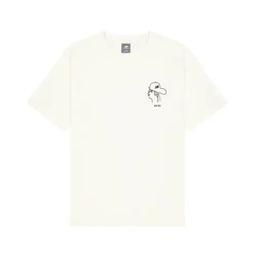New Balance NB Grey T Shirt Men's White