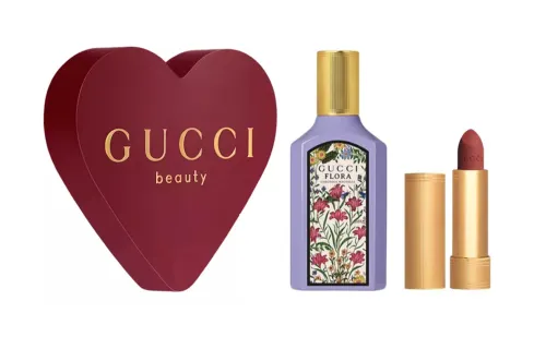 GUCCI Gucci, perfume, velvet lipstick, gift box, floral set, 50 ml, 3.5g