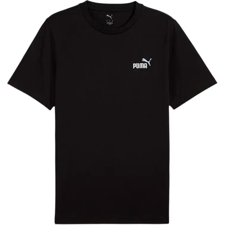 PUMA ESS SS25 T Shirt Unisex Black