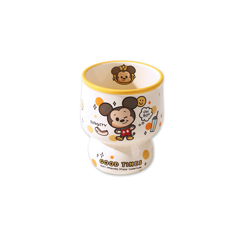 Disney Disney Mickey Songsongyule Cup Ceramic Water Cup High-Looking Cute Mug Cartoon Household Children's Stackable Cup 320ml