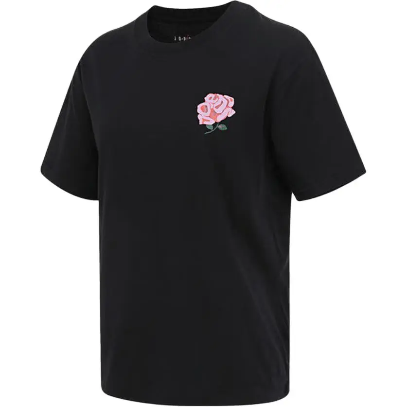 Jordan SS25 Drop Shoulder Sleeve T Shirt Women's Black