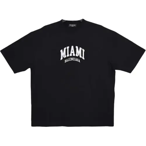Balenciaga T Shirt Regular Fit Men's Black