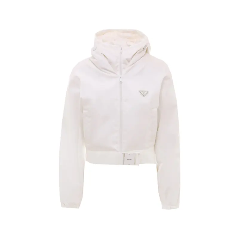 PRADA Jackets Women's Pink Hooded Moderate Other