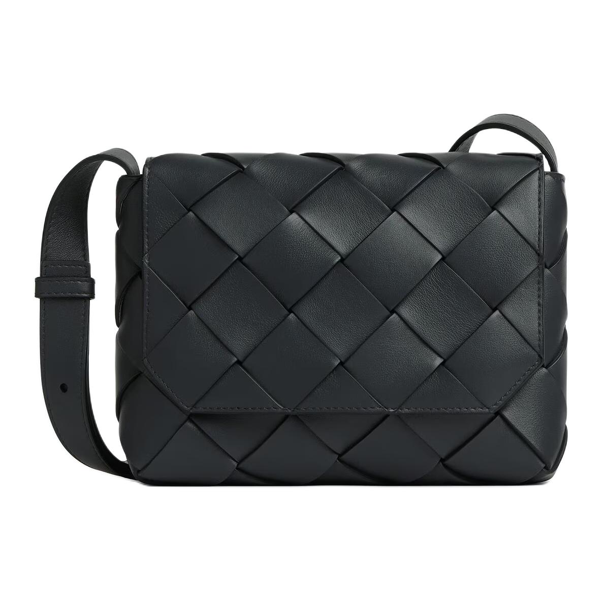 Мужская сумка Bottega Veneta Diago Intreccio (черная)