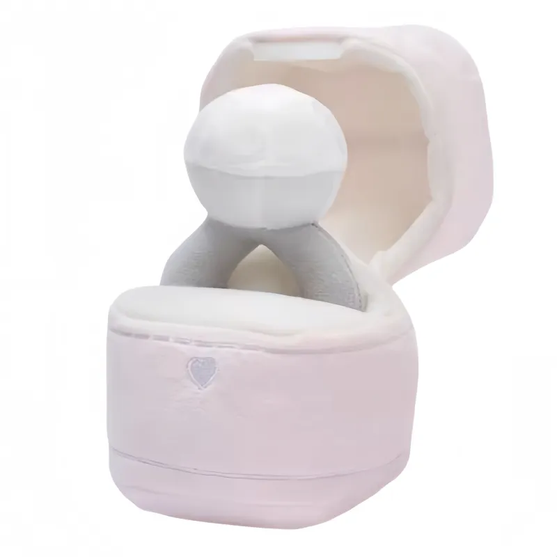 Toy, wedding ring, appeases plush doll, accompany and appease