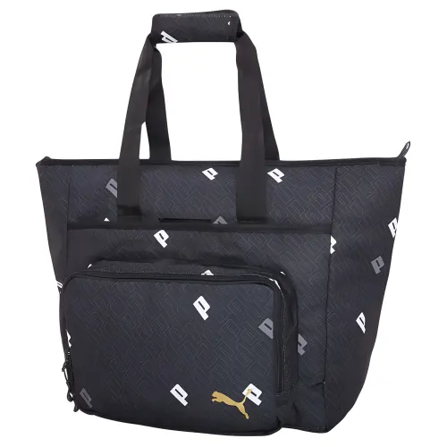 PUMA Artificial Leather Gym Bag, Shoulder Bag Regular Unisex Black