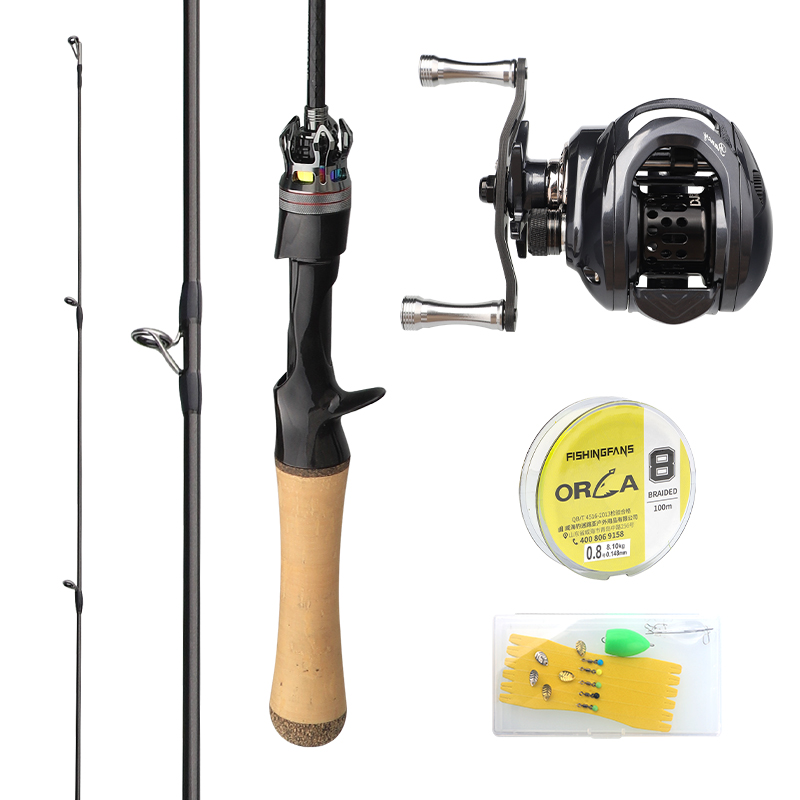 Fishing Fans FISHINGFANS Fishing Gear Set Lanxi 2.0 Micro Horse Mouth Lightweight Full Set Luya Fishing Rod O+A Fuji Guide Ring Carbon Solid Slightly UL Quick-Adjust Perch Mandarin Fish Outdoor Fishing Rod