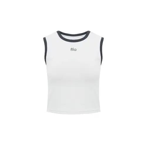 FILA Tank Tops Women's White Crew Neck Other