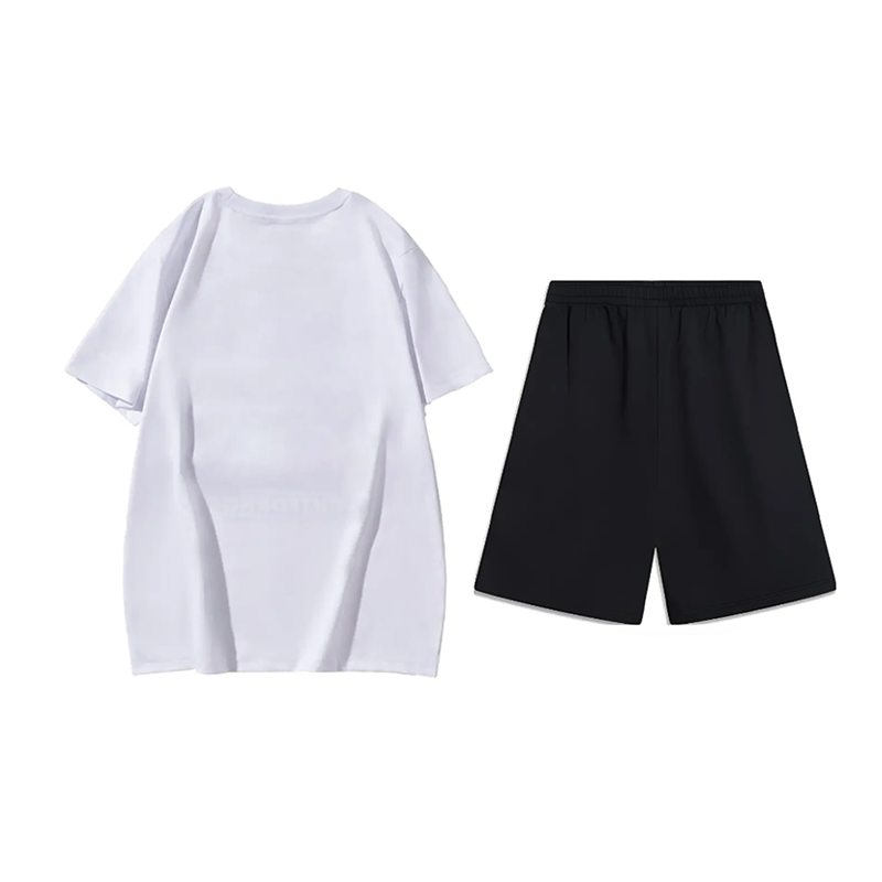 Li Ning Athleisure Set Unisex White+Black