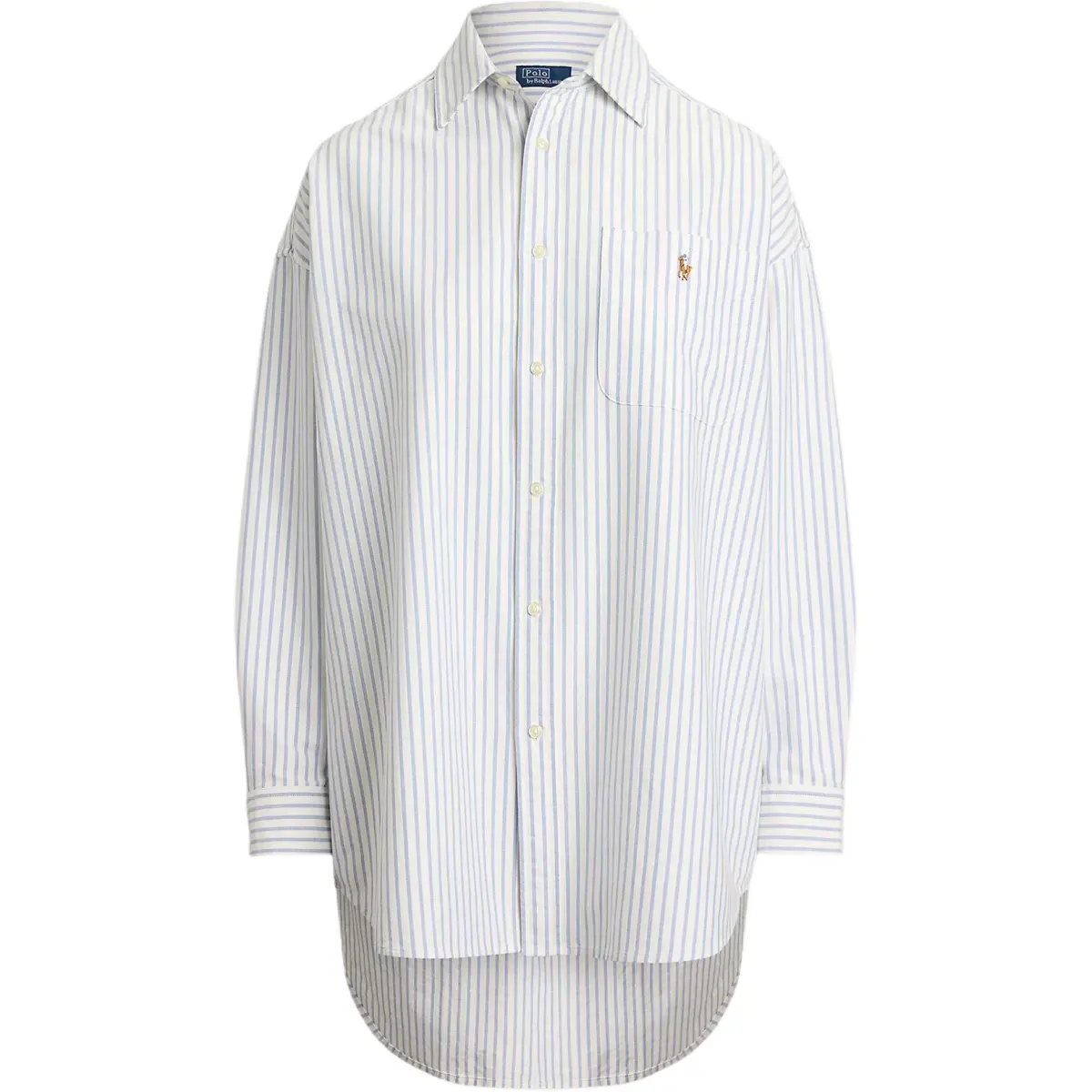 Polo Ralph Lauren Pinstriped Oversized Fit Oxford Shirt