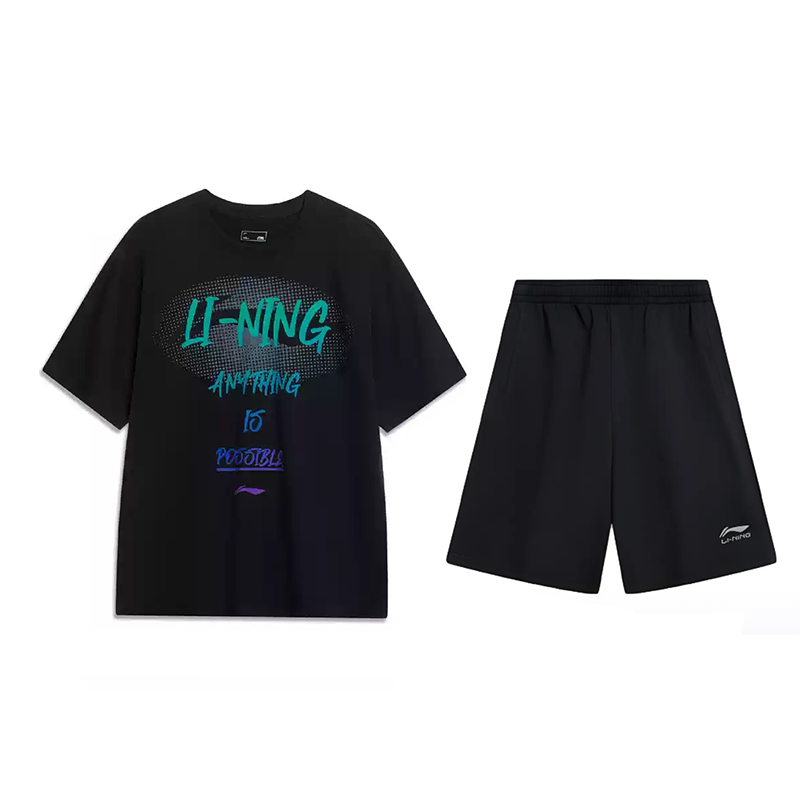 Li Ning Casual Sportswear Unisex Black+Black