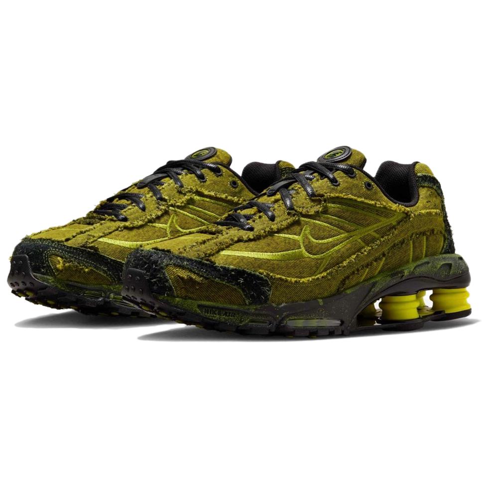 Nike Shox Ride 2 Slip Resistant Abrasion Resistant Slip Resistant Abrasion Resistant Low top Running Shoes Unisex Green