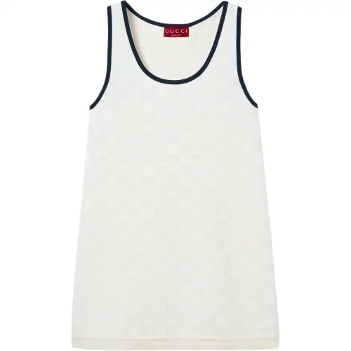 Gucci Gg fine cotton jacquard dress