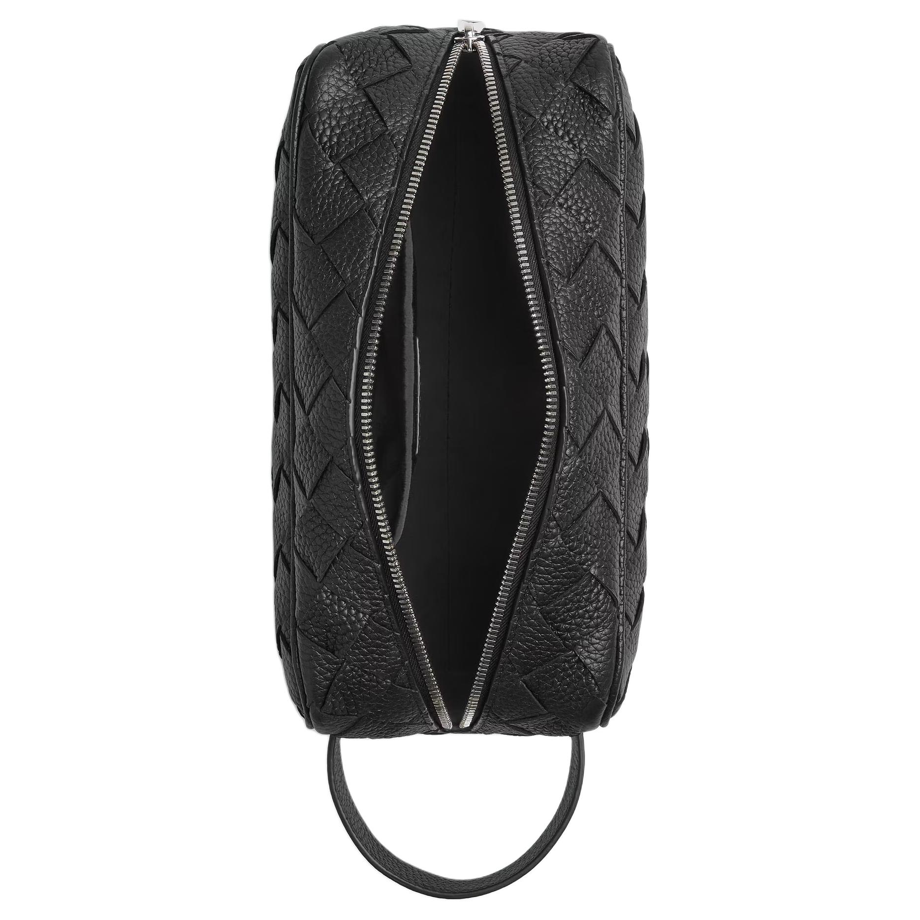 Сумка Bottega Veneta Intrecciato Travel Pouch (черный) — фото 2