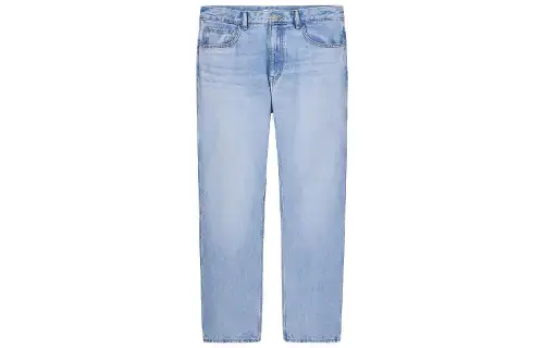 UNIQLO Jeans Men's Royal Blue Moderate Straight Fit Pants