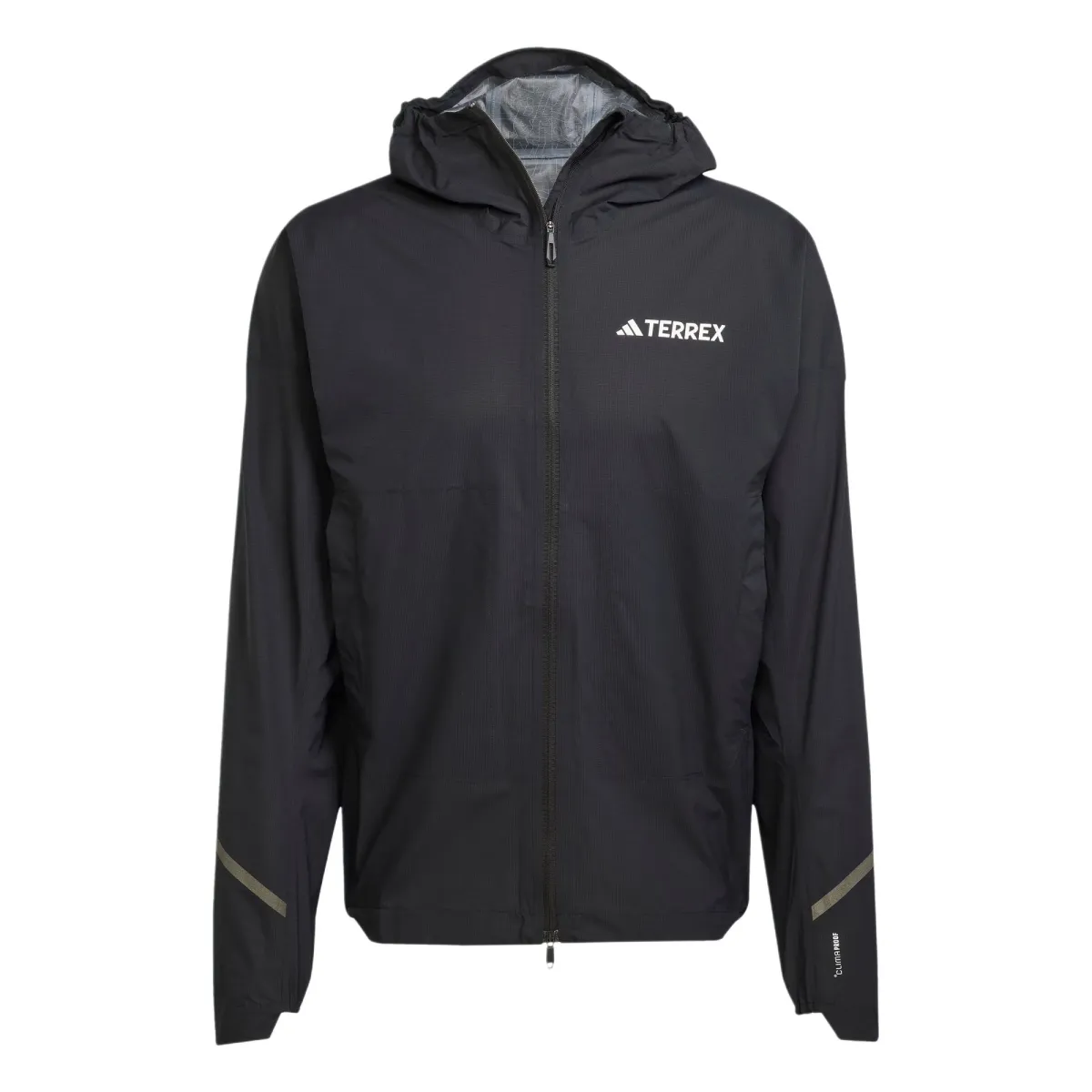 Adidas Terre SS25 Waterproof And Windproof Windbreaker Jacket Men's Black
