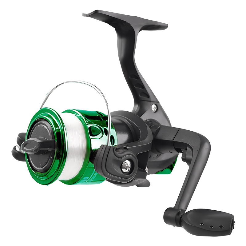 Xiong Wang fishing reel rear unloading spinning wheel 200 type small fishing reel with line Ji fishing reel fishing gear sea pole lure fishing reel