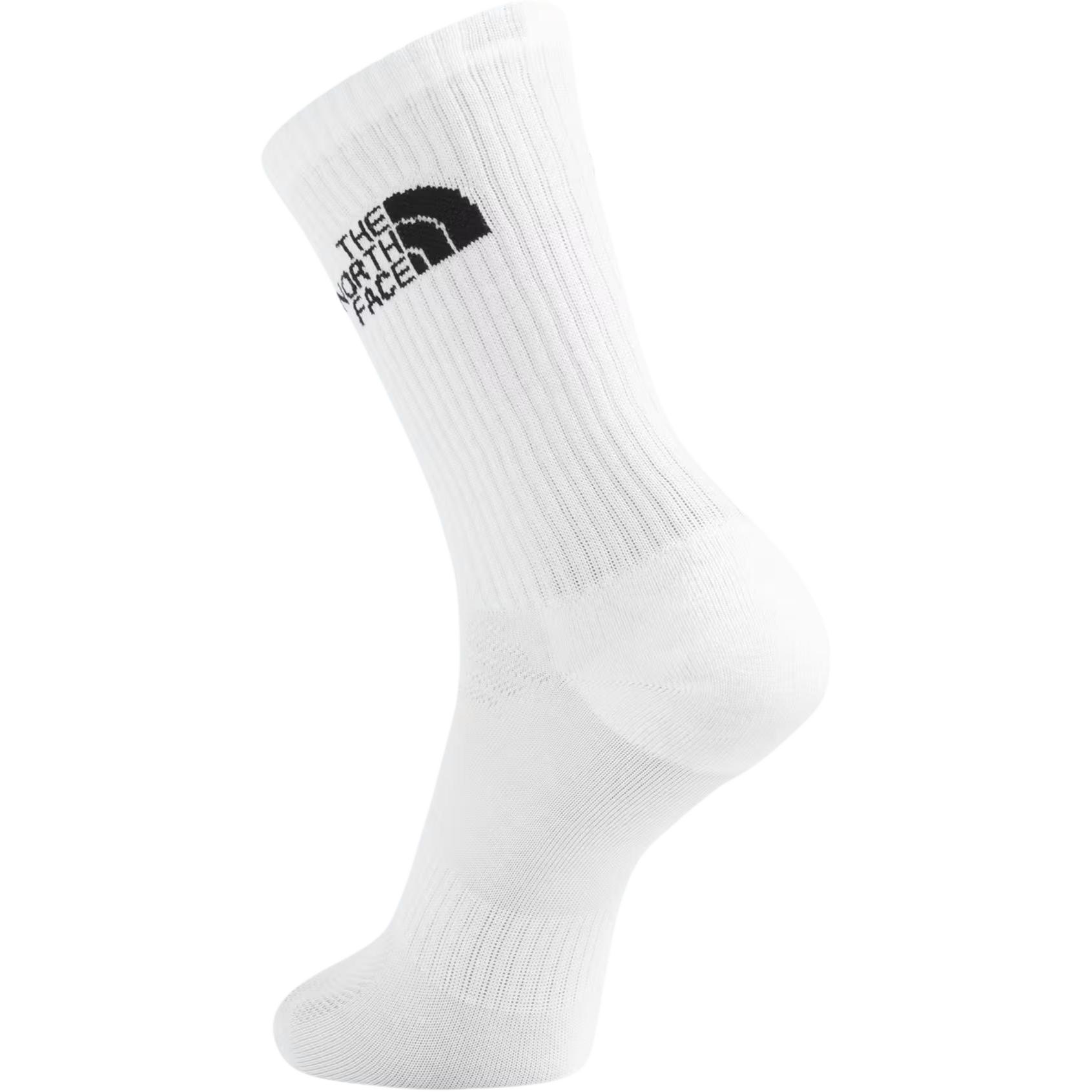THE NORTH FACE Crew Socks Men’s 3 Pack White