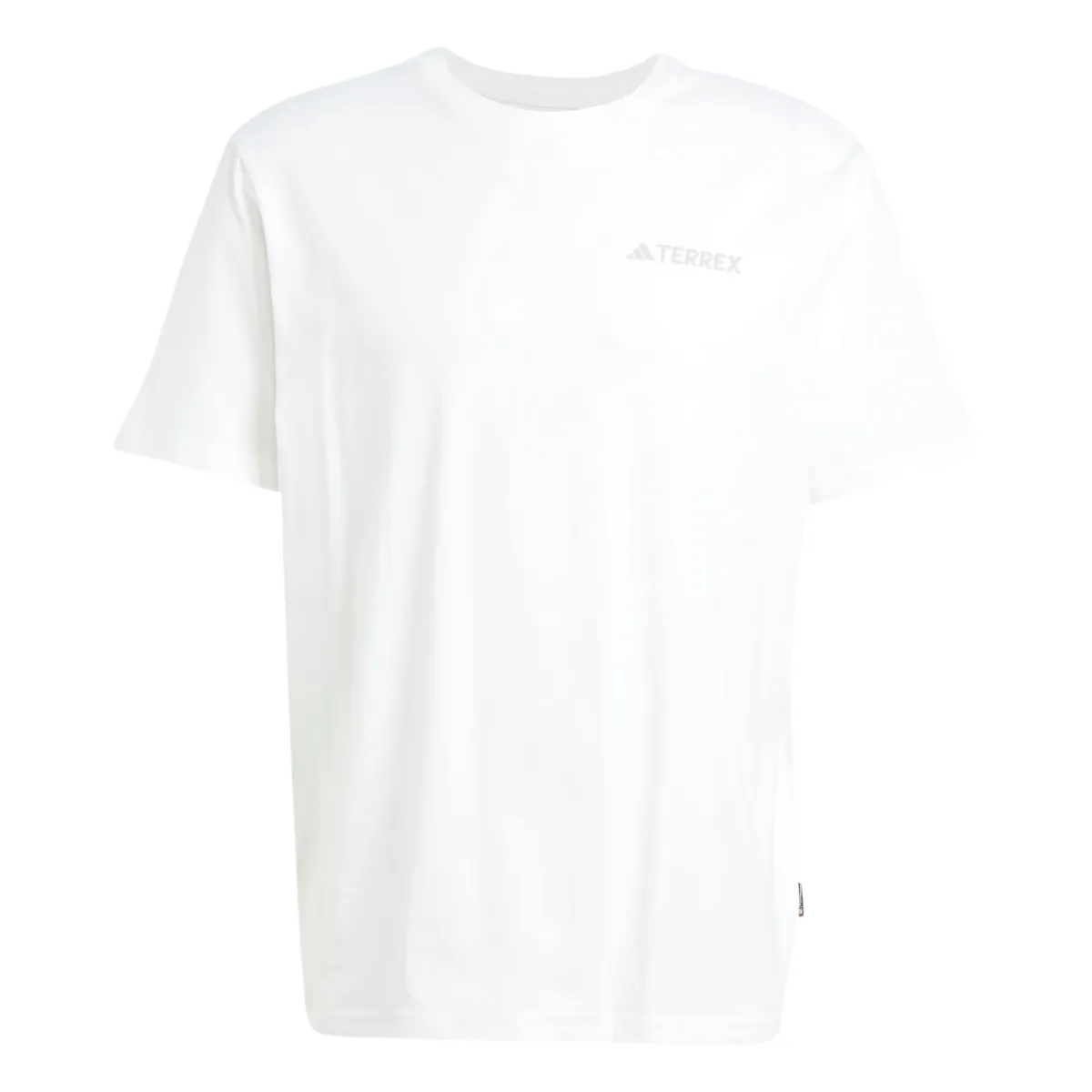 Adidas Terre SS25 POLYGIENE GRAPHIC T Shirt Men's White