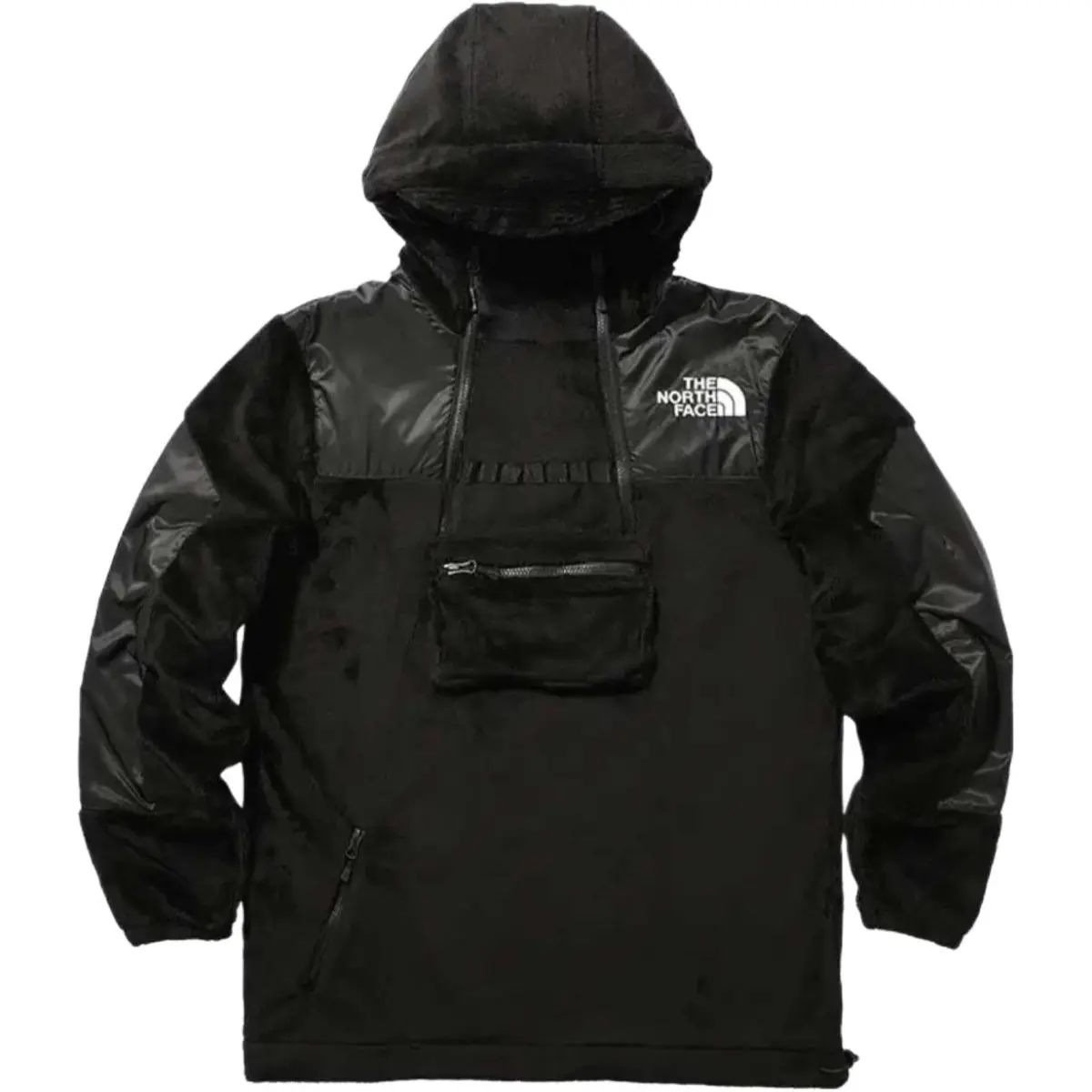 THE NORTH FACE Velvet Jackets Men's Black Hooded Moderate Straight Fit