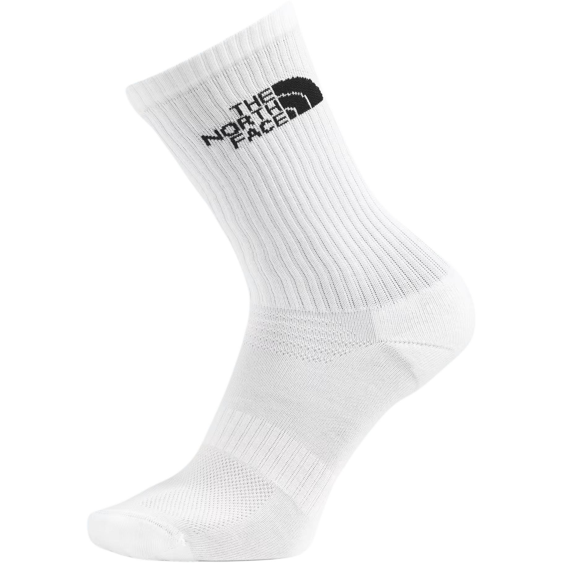 THE NORTH FACE Crew Socks Men’s 3 Pack White