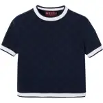 GUCCI Jacquard Intarsia Knit Top