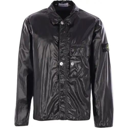 STONE ISLAND Jackets & Coats Men's Black